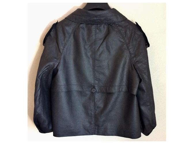 Giacca di lino nera Philosophy Di Alberta Ferretti Nero - vista 2