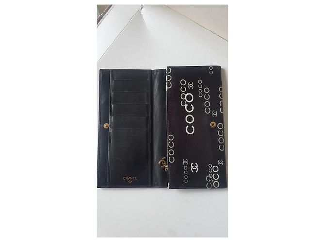 Portfolio chanel coco edición limitada Negro Marrón oscuro - vista 3