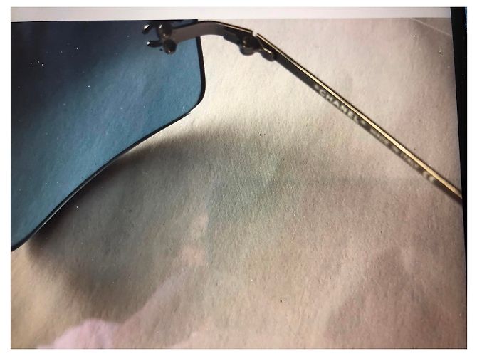 Chanel Vintage Brille Blau - Ansicht 2
