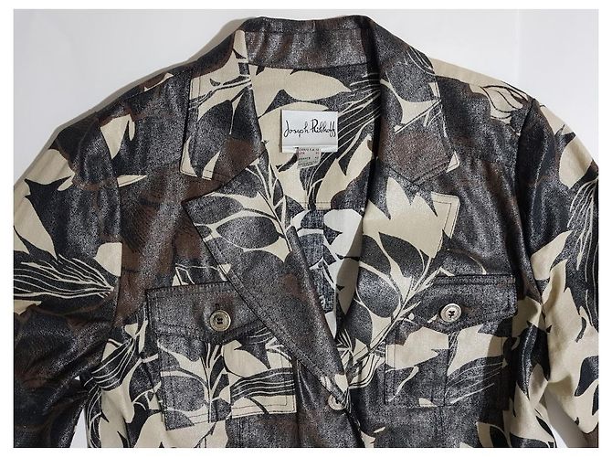 Autre Marque Blazer Joseph Ribkoff de lino Multicolor - vista 3