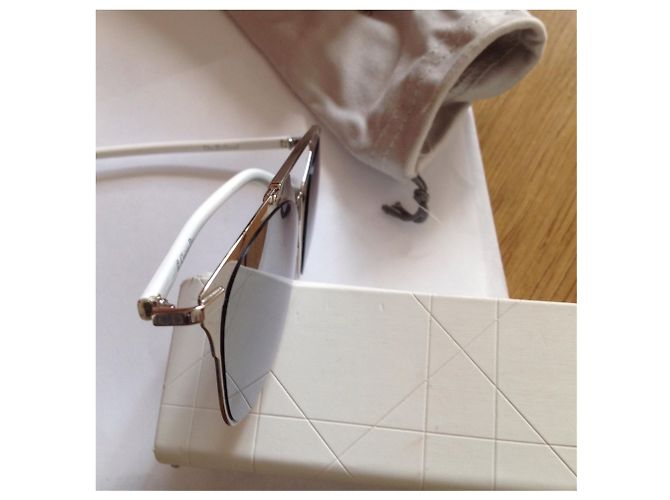 Occhiali da sole Christian Dior Reflected Argento Metallo - vista 3