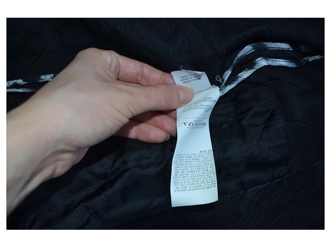 Abrigo de tela negro Roberto Cavalli - vista 10