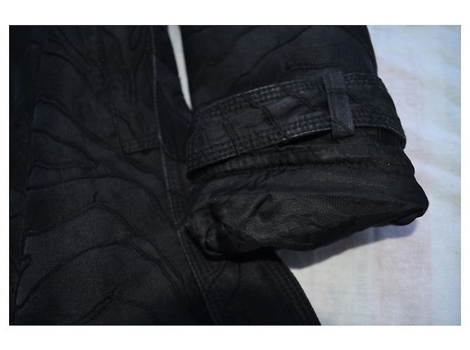 Abrigo de tela negro Roberto Cavalli - vista 6