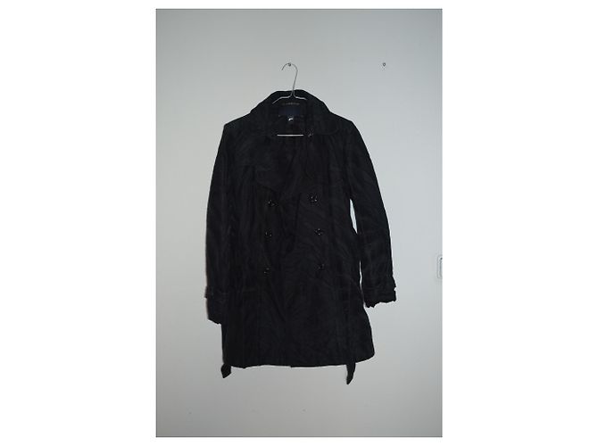 Abrigo de tela negro Roberto Cavalli - vista 8
