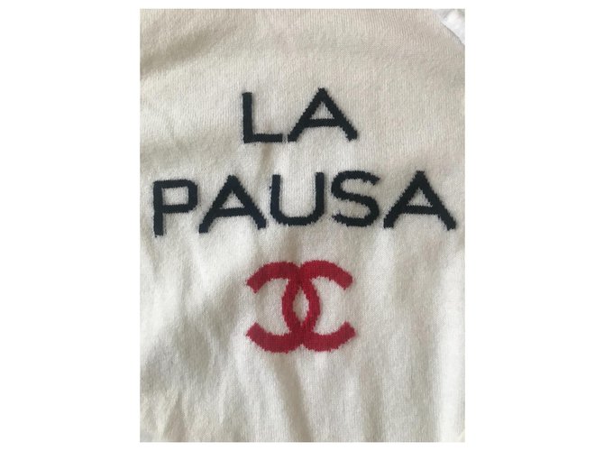 Chanel La Pausa Sweater Weiß - Ansicht 3