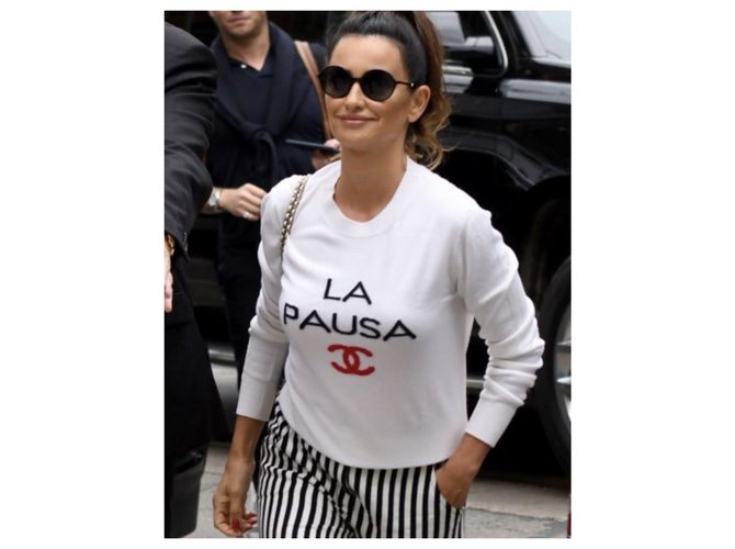 Chanel La Pausa Sweater Weiß - Ansicht 6
