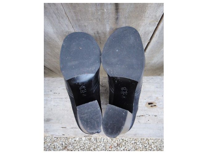 Botas de cuero negras Tory Burch Negro - vista 6