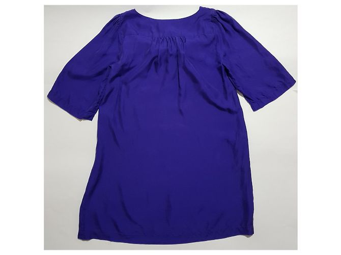 Vestido de seda morado Designers Remix Púrpura - vista 2