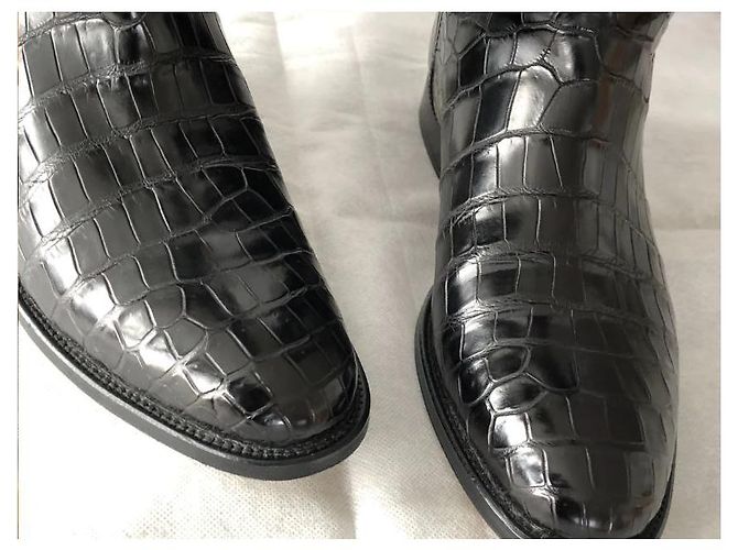 Hermès Hermes - BOTTES CAVALIÈRES JUMPING EN COCODRILO€17K¡¡¡Raro!!! Negro - vista 4