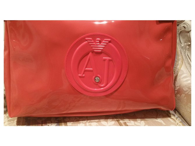Bolso Tote Armani Coral Plástico - vista 2