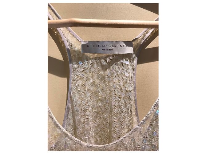 Stella Mc Cartney Stella McCartney Canotta con paillettes - vista 3