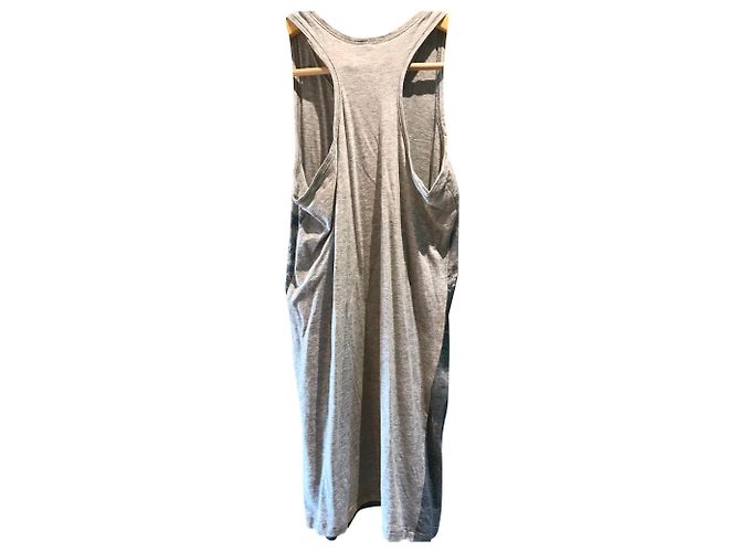 Stella Mc Cartney Stella McCartney Trägerkleid aus Baumwolle Grau - Ansicht 2
