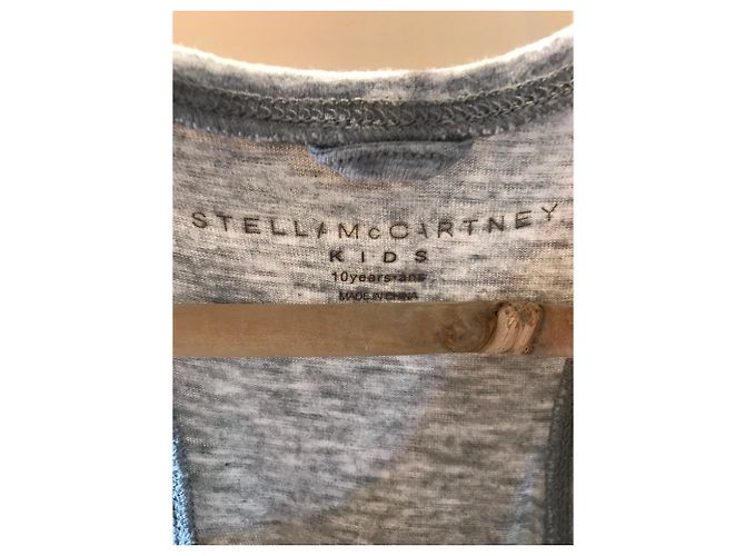 Stella Mc Cartney Stella McCartney Trägerkleid aus Baumwolle Grau - Ansicht 3