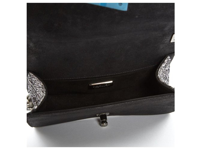 CHANEL BOY PYTHON RARE ! Noir Argenté - vue 9