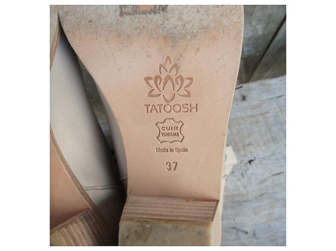stivali con borchie Tatoosh Beige - vista 8