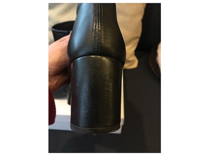 Botas de piel negra Bimba & Lola Talla 39 Negro - vista 4