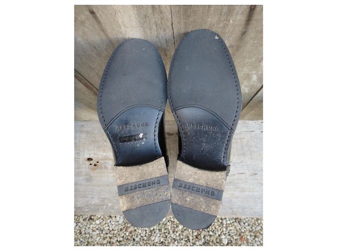 Botines chelsea modelo Heschung Judy en acabado barnizado. Negro - vista 7
