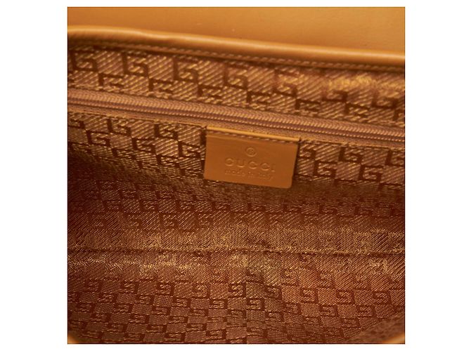 Gucci Red Bamboo Suede Jackie - vista 5