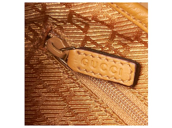 Gucci Red Bamboo Suede Jackie - vista 9