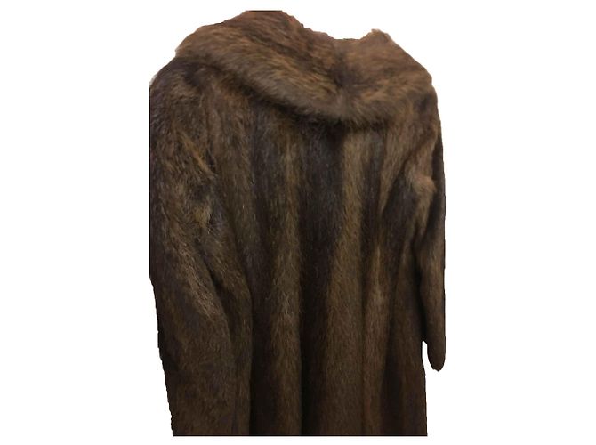 Autre Marque Abrigo de piel Maurol Fourrures Marrón Oscuro - vista 2