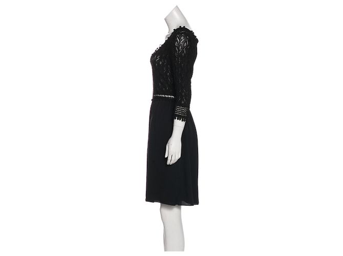 Diane Von Furstenberg DvF-Spitzenkleid Ronette Schwarz - Ansicht 2