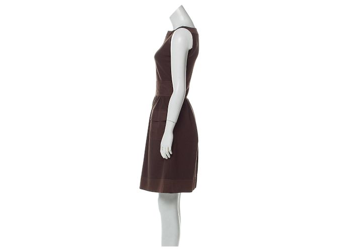 Diane Von Furstenberg Zanne Kleid Schokolade - Ansicht 2