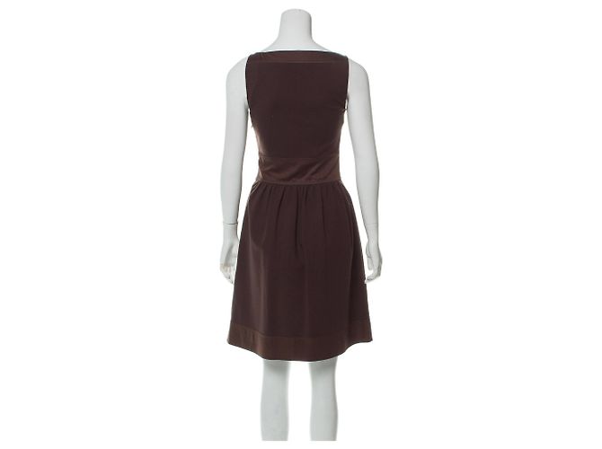 Diane Von Furstenberg Zanne Kleid Schokolade - Ansicht 3