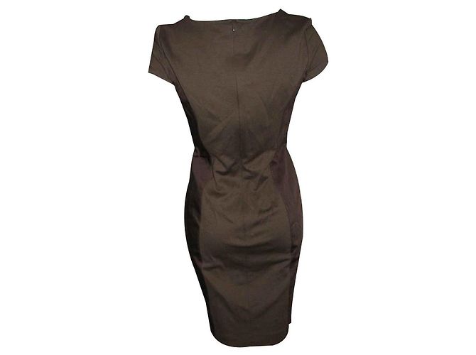 Escada Atemberaubendes minimalistisches Kleid Braun - Ansicht 2