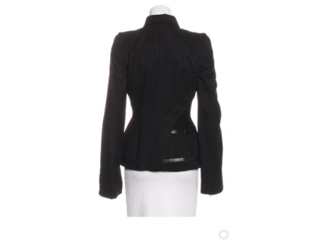 Alexander Mcqueen Jacke !! Atemberaubend einzigartig Schwarz - Ansicht 2