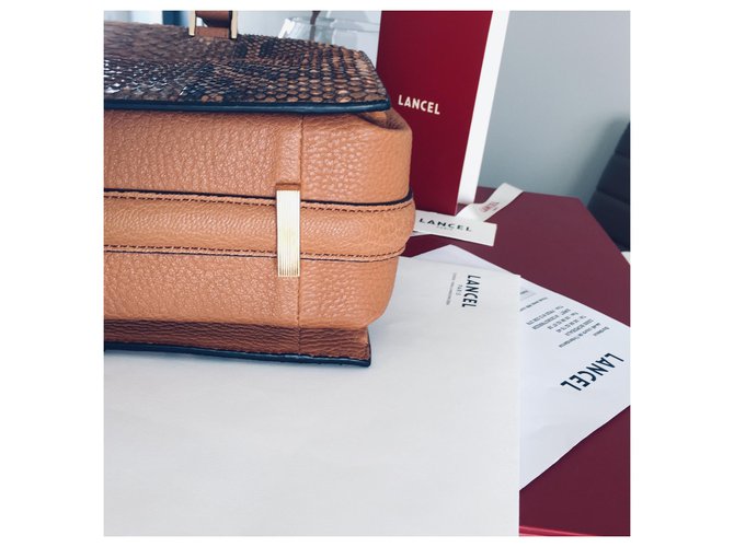 Lancel Handtasche Python Print aus exotischem Leder Python drucken - Ansicht 2