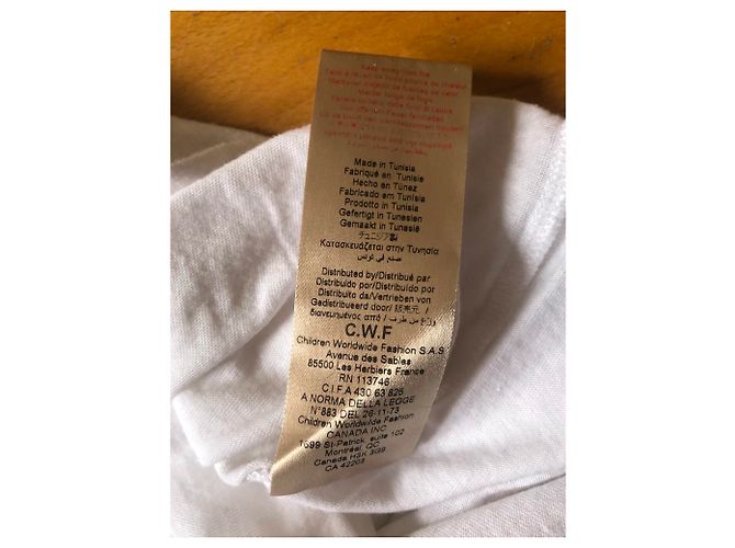 Camicetta bianca Burberry Bianco - vista 5