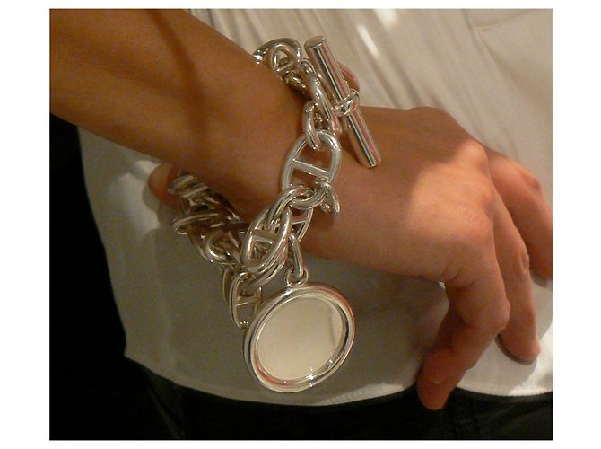 Hermès Tintamarre Saddle Nail Plata - vista 8