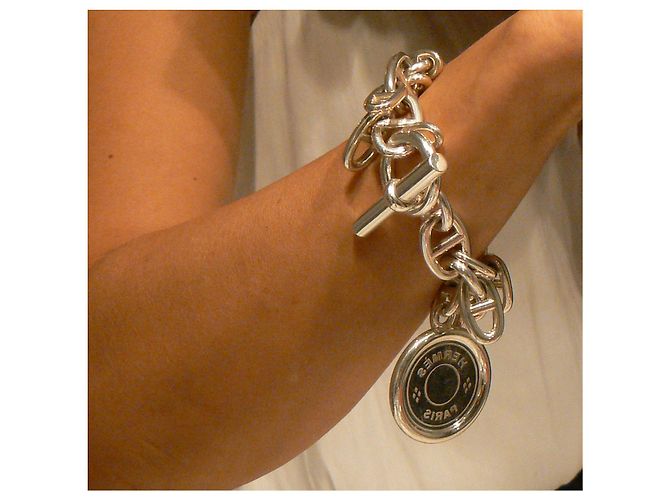 Hermès Tintamarre Saddle Nail Plata - vista 9