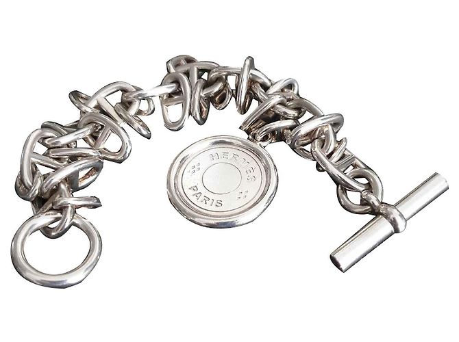 Hermès Tintamarre Saddle Nail Plata - vista 2