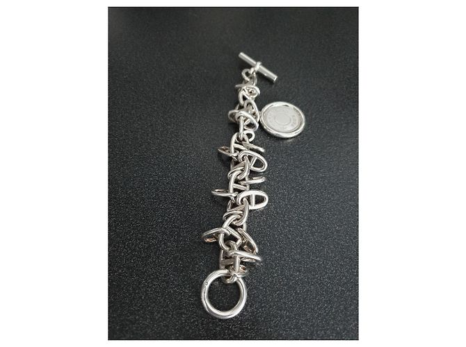Hermès Tintamarre Saddle Nail Plata - vista 3