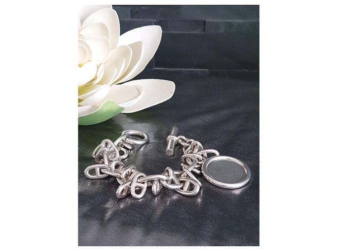 Hermès Tintamarre Saddle Nail Plata - vista 5