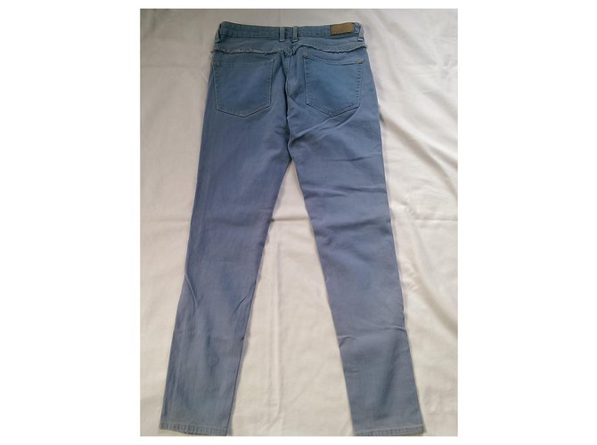 Jeans Sandro Blu Chiaro Cotone - vista 2