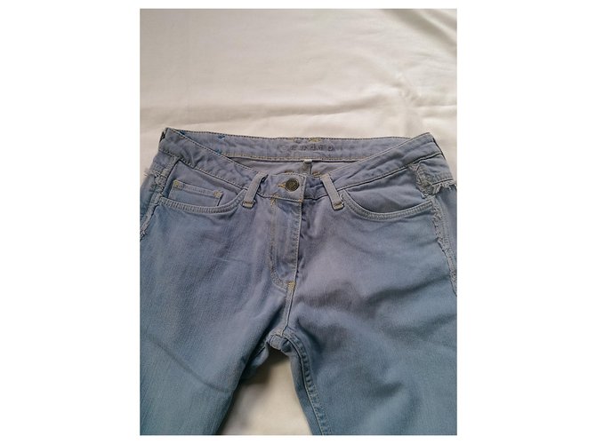 Jeans Sandro Blu Chiaro Cotone - vista 5
