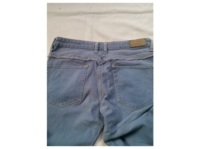 Jeans Sandro Blu Chiaro Cotone - vista 6