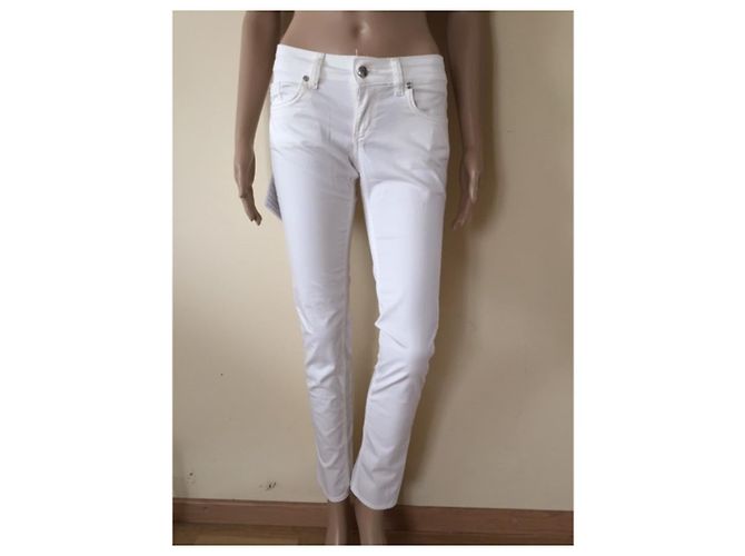 Pantalones Liu.Jo Blancos de Algodón - vista 2