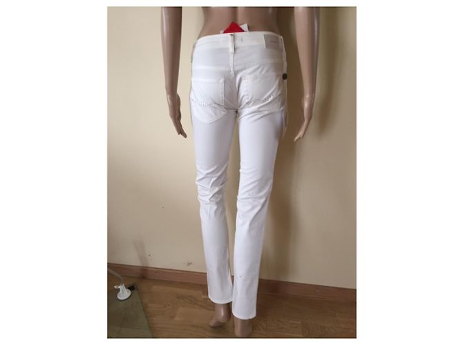 Pantalones Liu.Jo Blancos de Algodón - vista 3