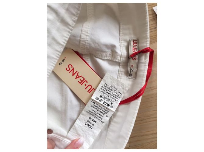 Pantalones Liu.Jo Blancos de Algodón - vista 5