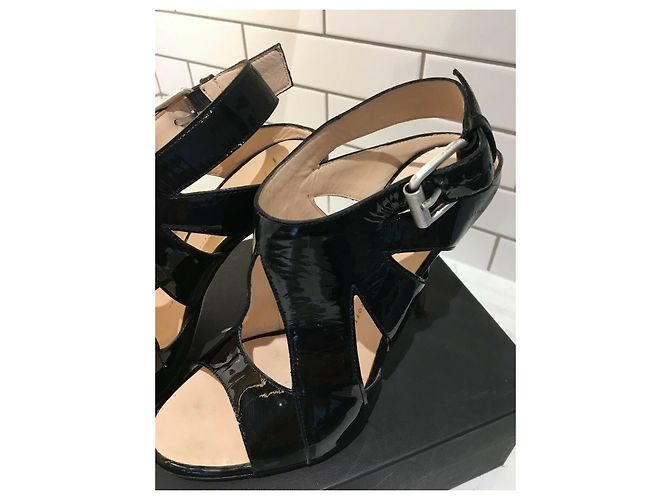 Sandali Giuseppe Zanotti in vernice nera Nero - vista 5