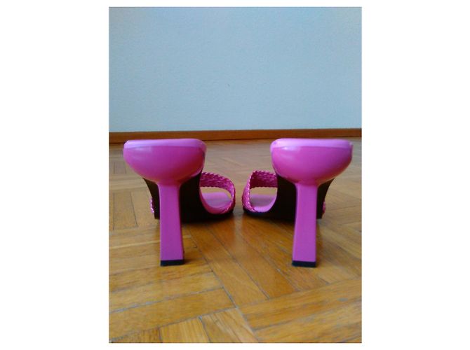 Stéphane Kelian STEPHANE KELIAN Heels Sabot in pelle Fuschia - vista 4
