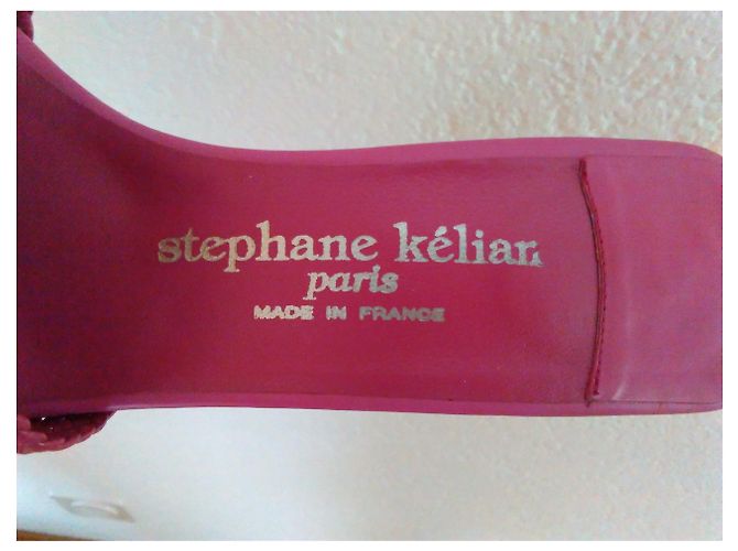 Stéphane Kelian STEPHANE KELIAN Heels Sabot in pelle Fuschia - vista 5