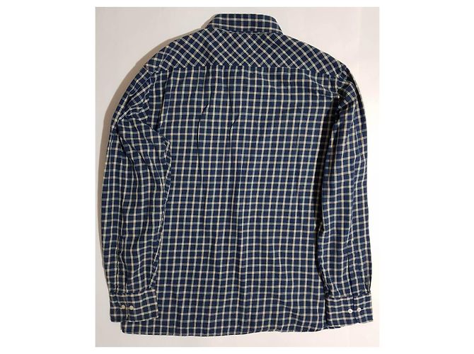 Camicia Tommy Hilfiger in cotone blu a maniche lunghe XL Multicolore - vista 2