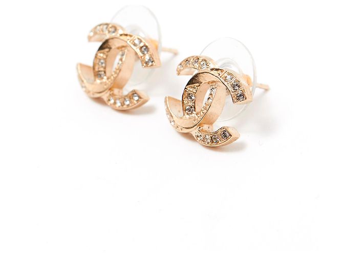 Chanel CC STRASS Dorado - vista 2