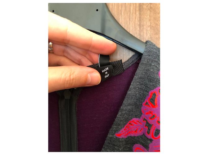Just Cavalli Kleid grau aus Polyester - Ansicht 2