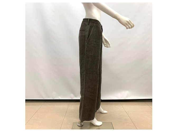 Yohji Yamamoto Pantalones de lino - vista 8