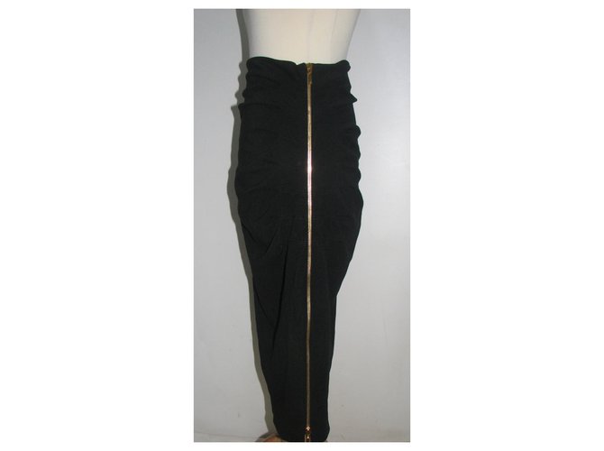 Escada Falda negra con 2 manera zip Negro - vista 3